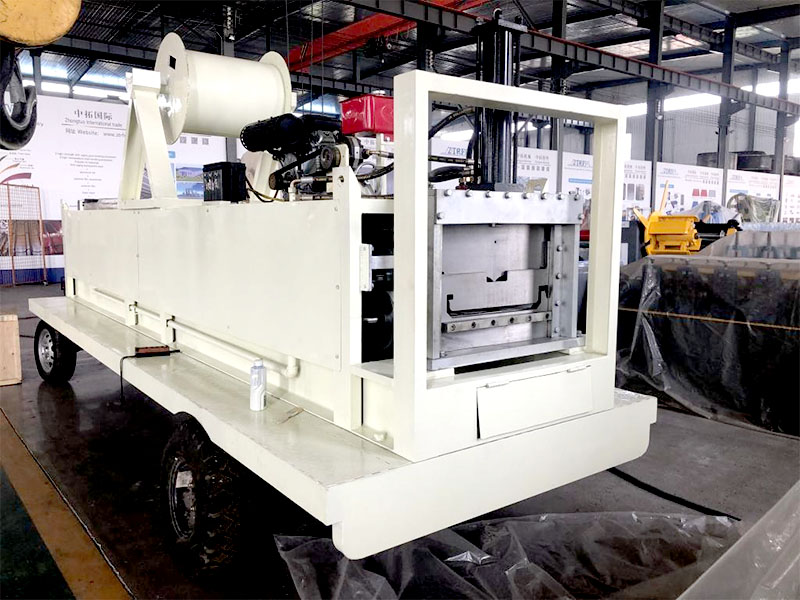 車(chē)載式立縫KR-18移動(dòng)式全液壓閉口式屋面板成型機組