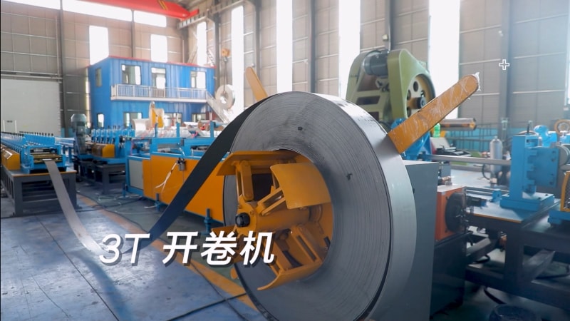 出口南非地區-小貨架橫梁成型機