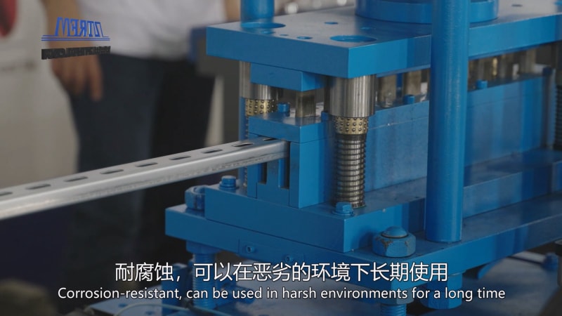 中拓機械-出口約旦C型鋼光伏支架設備
